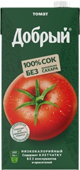 Добрый 2л.Нектар томатный с сахаром и солью,с мякотью 85% ДП