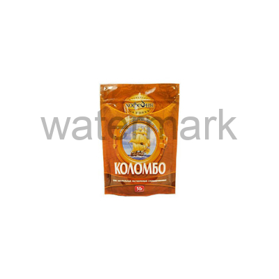 Кофе раст.50 гр.пак.КОЛОМБО натуральный сублимированный с кофеином