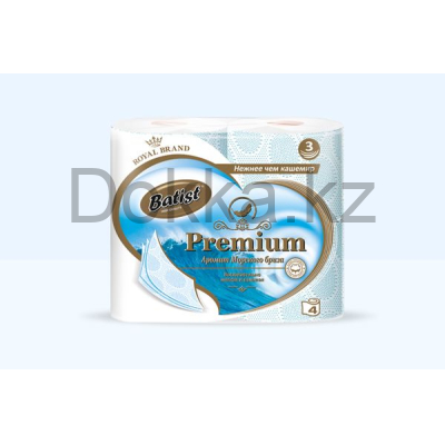 Т/бумага "BATIST" 4 шт. 3-сл. Морской бриз