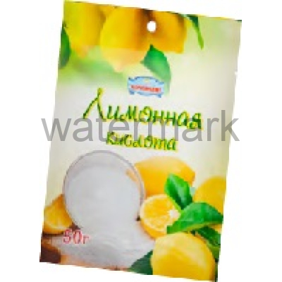 Лимонная кислота 50 гр. ГП (кор.) КазРус