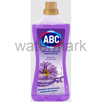 Универсальный очиститель "АВС" для пола 900мл. ПУРПУРНЫЕ ЦВЕТЫ