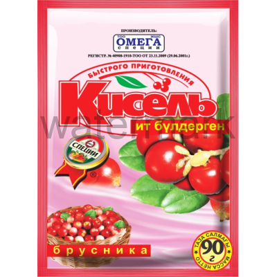 Кисель Брусника 90 гр.