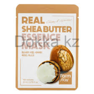 FarmStay Тканевая маска REAL с эссенцией МАСЛА ШИ / SHEA BUTTER ESSENCE