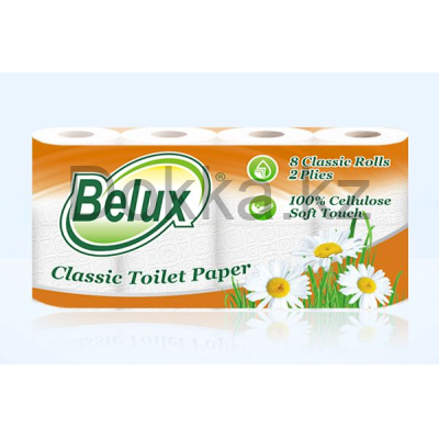 Т/бумага "BELUX" классик 8 шт. 2-сл. белая