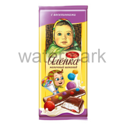 Шоколад Аленка с начинкой с веселинками 1/87
