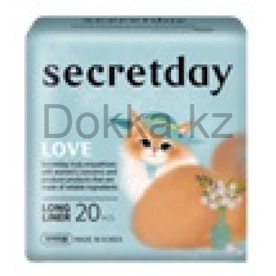 SecretDay Прокладки ежедневные LOVE, Long Liner, 20 шт