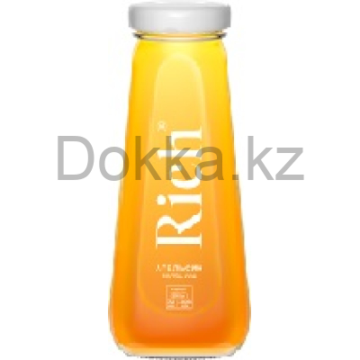 Рич 0,2 л. Апельсиновый сок 100% стекло