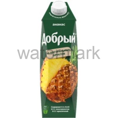 Добрый 1л.Ананасовый нектар 40% ДП
