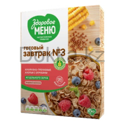 Хлопья кук.греч. №3 с отрубями 200гр.