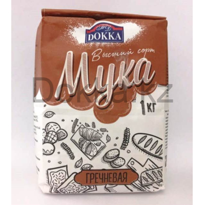 Мука гречневая 1кг. ТМ "ДОККА"