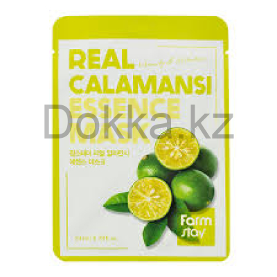 FarmStay Тканевая маска REAL с эссенцией КАЛАМАНСИ / CALAMANSI ESSENCE