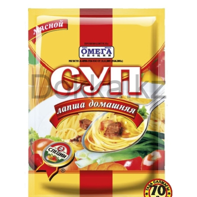Суп NEW лапша домашняя 70гр Омега