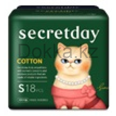 SecretDay Прокладки женские гигиенические COTTON, Small, 18 шт