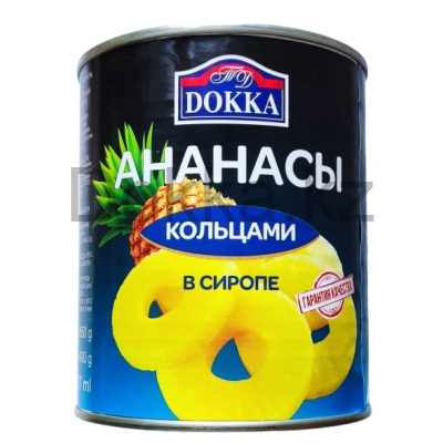 Ананас Шайба 850гр. ТМ "ДОККА"
