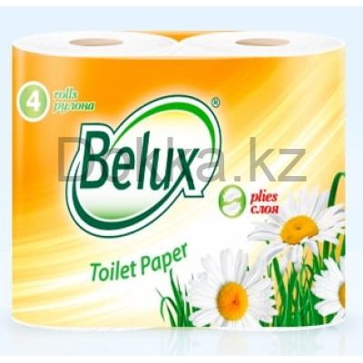 Т/бумага "BELUX" 4 шт. 2-сл. белая