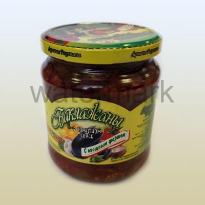 Баклажаны жар. с овощн.фаршем 0,440 л.Капчагай