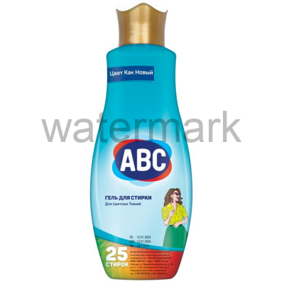 Стиральный порошок жидкий "АВС" 1500мл. КОЛОР
