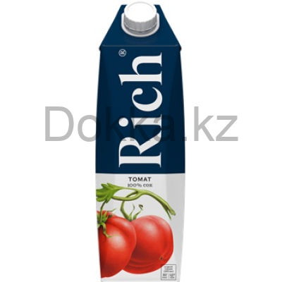 Рич 1л.Томатный сок с солью 100% ДП