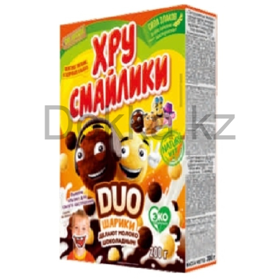 Кук.шарики DUO"Хрусмайлики" К124 200гр.