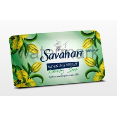 Твердое мыло 150гр. SAVAHAN SMOOTH TOUSH (зеленый)