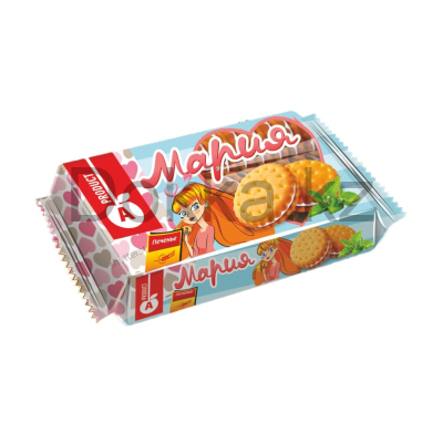 Печенье 360гр."Мария" с кремом