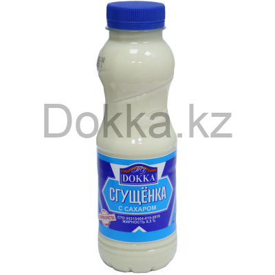 Сгущенка с сахаром 1000гр.ТМ"DOKKA"ПЭТ мдж 8,5%