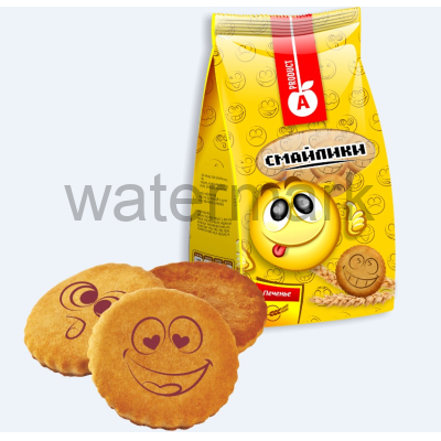 Печенье 300 гр."Смайлик"