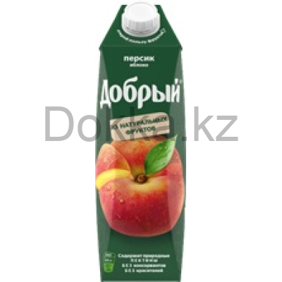 Добрый 1л.Напиток сокосодерж.яблочно-персиковый 35% ДП