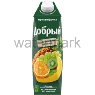 Добрый 1л.Нектар Мультифрукт из смеси фруктов, обогащ.провит. А  50% ДП