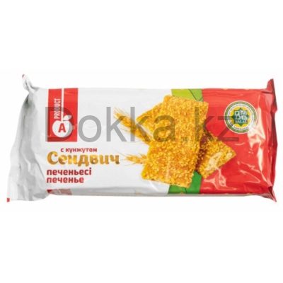 Печенье 240 гр."Сэндвич с кунжутом" (цв.пленка)