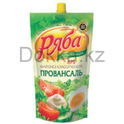 Майонез 350гр."Классич.Провансаль" ДПД, ТМ "Ряба"