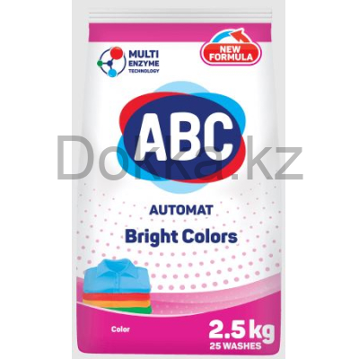Стиральный порошок "АВС" 2,5кг. КОЛОР