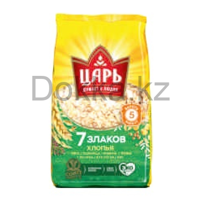 Хлопья 7 злаков "Царь" П 400гр.