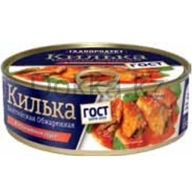 Килька балт.неразд. 230 гр.обж.в том/с ГП №3