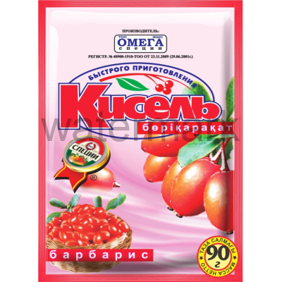 Кисель Барбарис 90 гр.