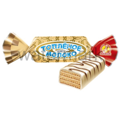 Конф.Топленое молоко 6кг. вафельные глазиров.