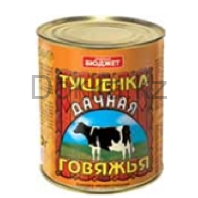 Тушенка Дачная 340гр.говяжья Семейный Бюджет №9