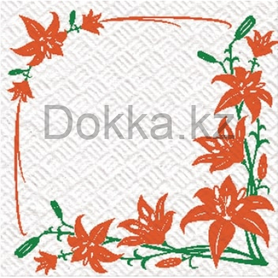 Салфетки "Семья и Комфорт" 100 лилия(48)