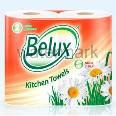 Полотенца "BELUX" 2 шт. 2-сл. белые