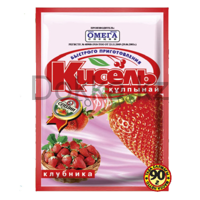 Кисель Клубника 90 гр.