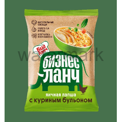 ЛБП "Бизнес Ланч" яичная с куриным бульоном, плёнка 45гр.*100шт