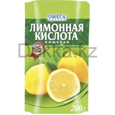 Лимонная кислота 200 гр. ДойПак Омега