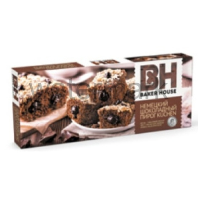 Пирог "KUCHEN"шоколад 350 гр.немецкий "Baker House"