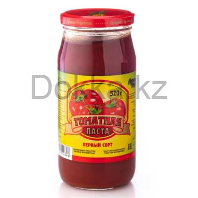Томатная паста первый сорт 520 гр. Капчагай
