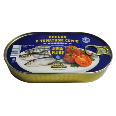 Килька неразд.в т/с ЕО 175 гр.