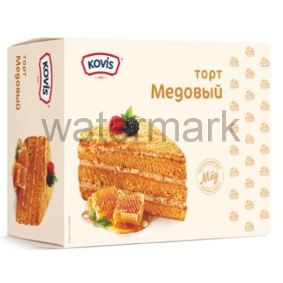 Торт бискв. Медовый 240 гр. "KOVIS"