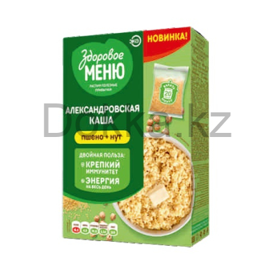 Каша пшено, ячмень, нут "Александровская каша" К400гр. "Здоровое меню"