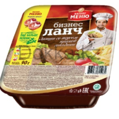 ЛБП "Бизнес Ланч" яичная с говяжьим бульоном, лоток 90гр.*24шт
