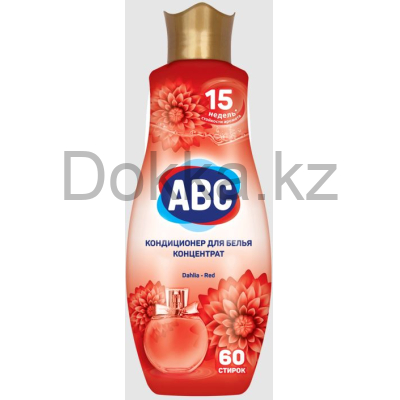 Ополаскиватель д/белья концентрат "АВС" 1440мл. ДАЛИЯ КРАСНАЯ