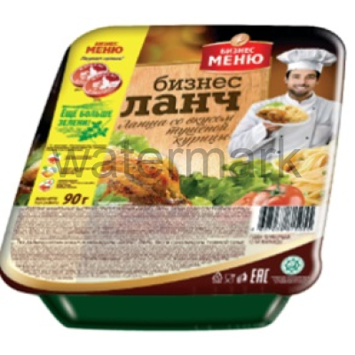 ЛБП "Бизнес Ланч" яичная с куриным бульоном, лоток 90гр.*24шт